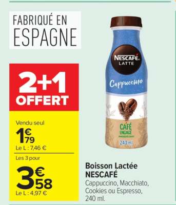 Boisson lactée NESCAFÉ