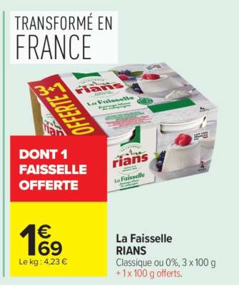 La Faisselle Rians