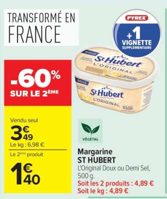 Margarine St Hubert