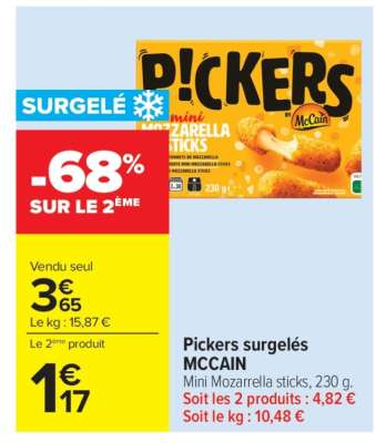 PICKERS SURGELÉS MCCAIN