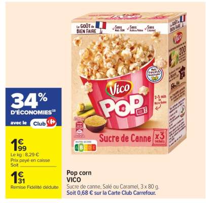 Pop corn VICO