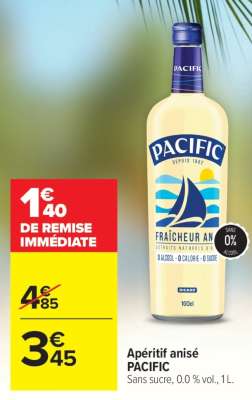 Apéritif anisé PACIFIC