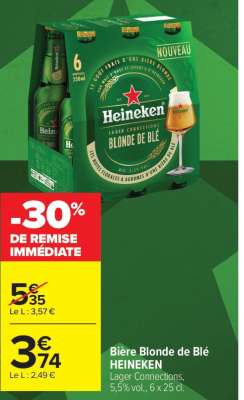 Bière Blonde de Blé HEINEKEN