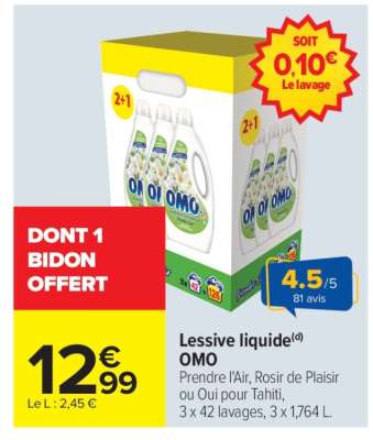 LESSIVE LIQUIDE “OMO”