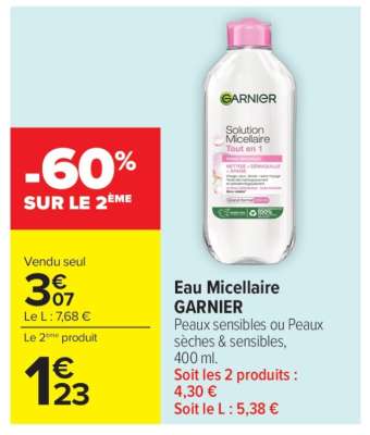 Eau Micellaire Garnier