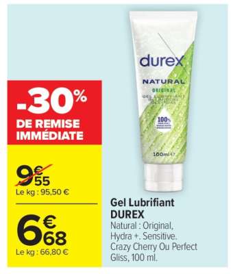 Gel Lubrifiant DUREX