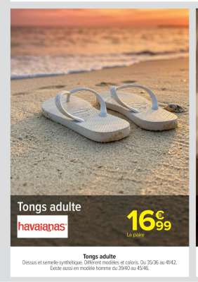 Tongs Adulte