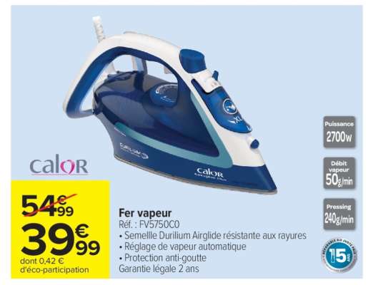 Fer vapeur