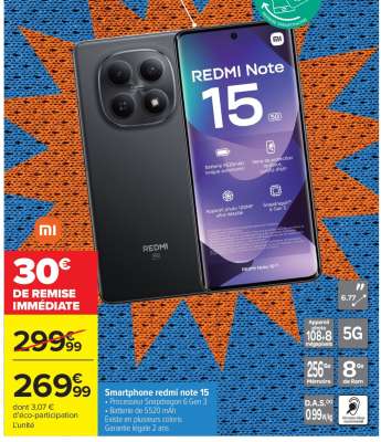 SMARTPHONE REDMI NOTE 15