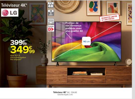 Téléviseur 4K* LG