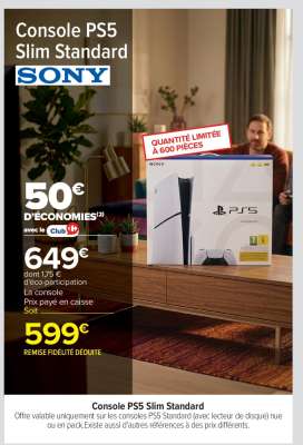 Console PS5 Slim Standard