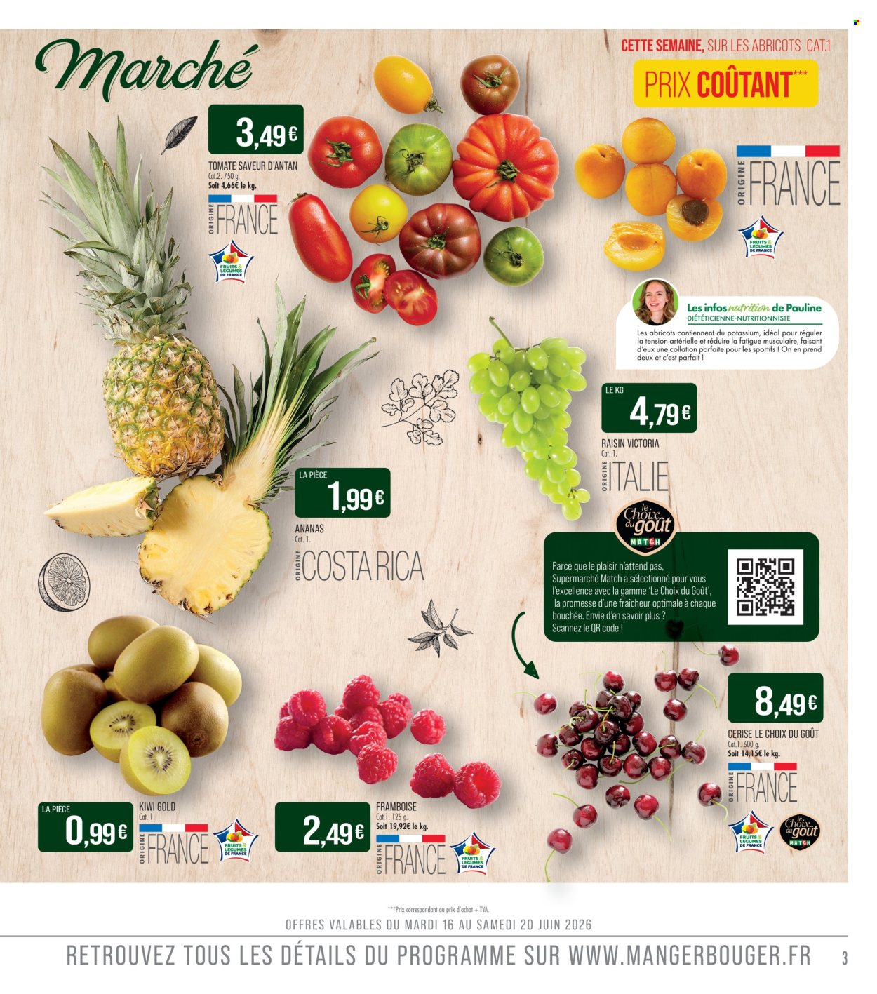 Catalogue Supermarché Match - 16/06/2026 - 28/06/2026. Page 3