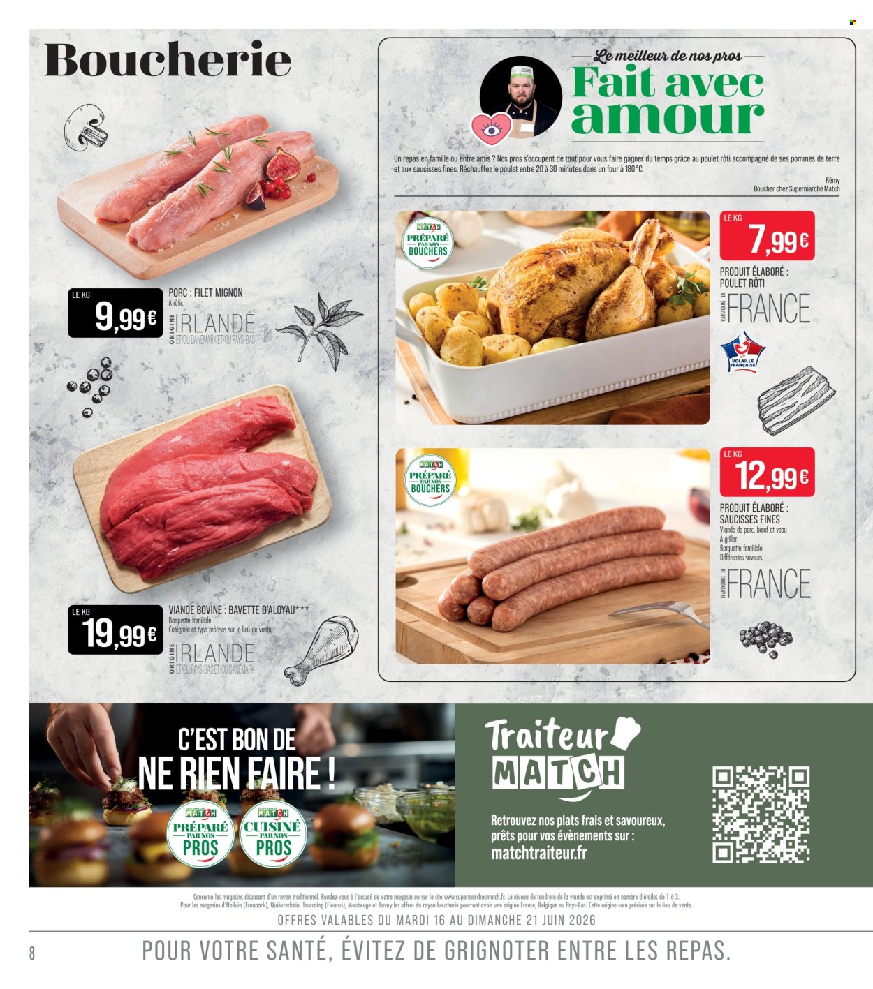 Catalogue Supermarché Match - 16/06/2026 - 28/06/2026. Page 8