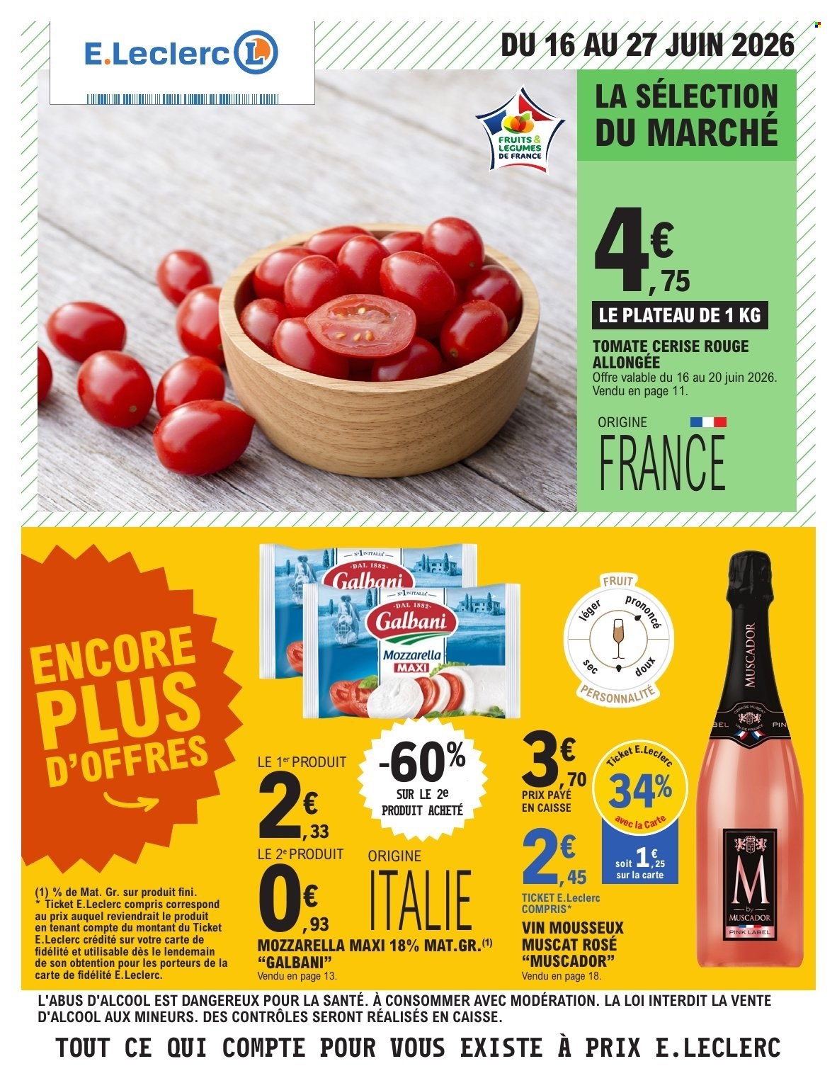 Catalogue E.Leclerc - 16/06/2026 - 27/06/2026. Page 1