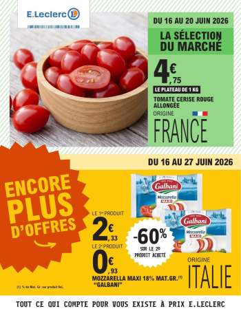 Catalogue E.Leclerc - 16/06/2026 - 27/06/2026.