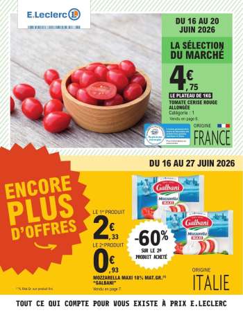 Catalogue E.Leclerc - 16/06/2026 - 27/06/2026.