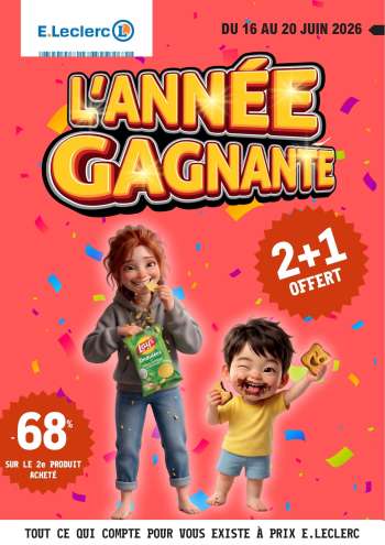 Catalogue E.Leclerc - 16/06/2026 - 20/06/2026.