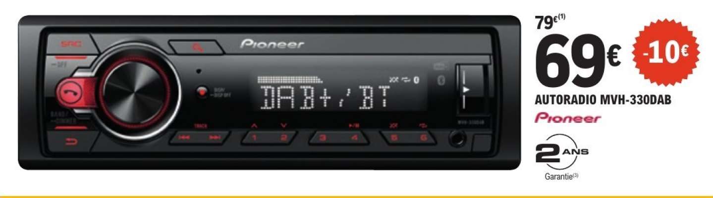 AUTORADIO MVH-330DAB