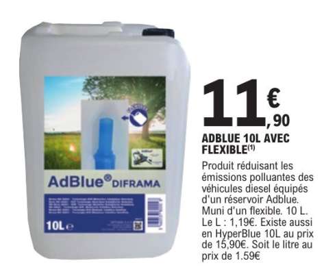 ADBLUE 10L AVEC FLEXIBLE