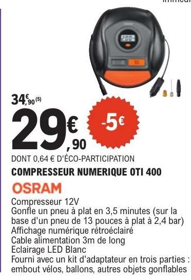 COMPRESSEUR NUMERIQUE OTI 400
