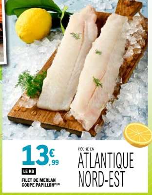 Filet de Merlan Coupe Papillon