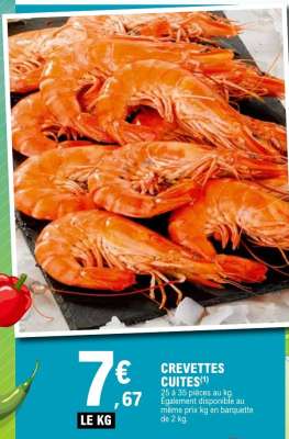 CREVETTES CUITES