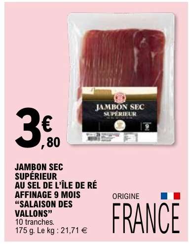 Jambon Sec Supérieur