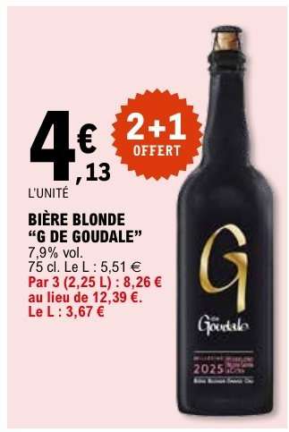 Bière Blonde G de Goudale