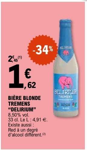 BIÈRE BLONDE TREMENS “DELIRIUM”