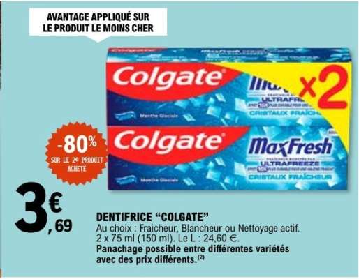 Dentifrice Colgate