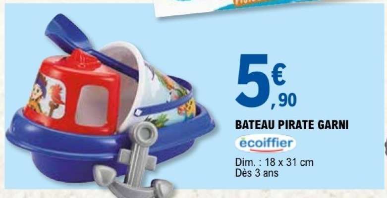BATEAU PIRATE GARNI