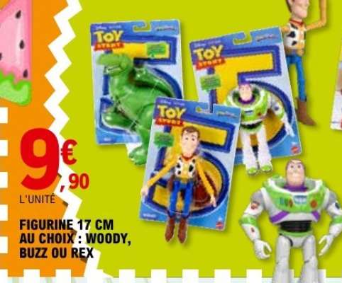 FIGURINE 17 CM AU CHOIX : WOODY, BUZZ OU REX
