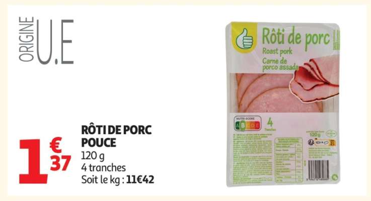 RÔTI DE PORC POUCE