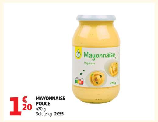 MAYONNAISE POUCE