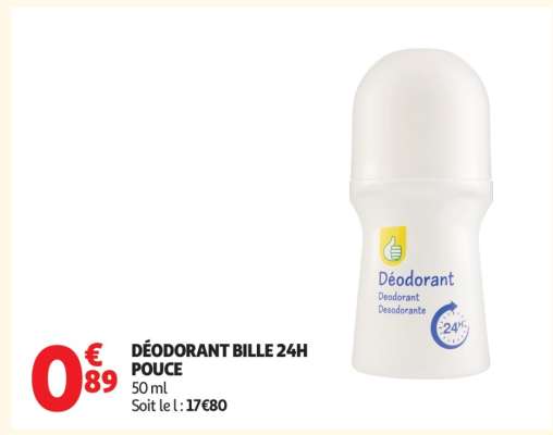 DÉODORANT BILLE 24H POUCE