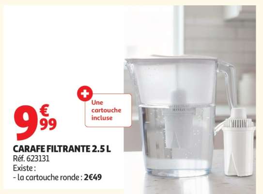 CARAFE FILTRANTE 2.5 L