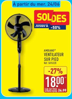 AMBIANO VENTILATEUR SUR PIED