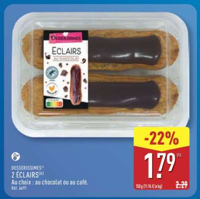 DESSERISSIMES® 2 ÉCLAIRS