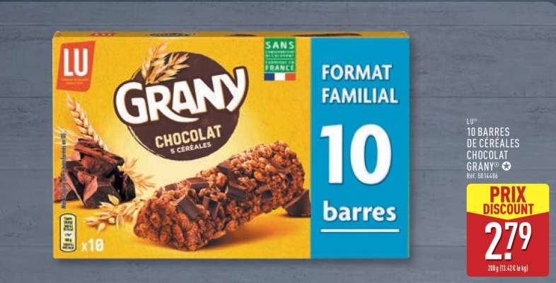 LU Grany Chocolat 5 Céréales