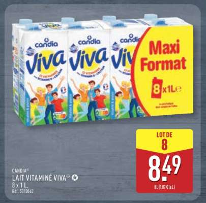 Candia Lait Vitaminé Viva