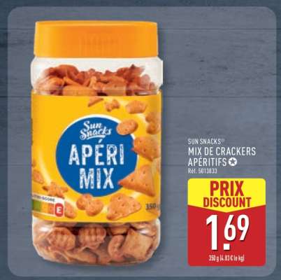 SUN SNACKS® MIX DE CRACKERS APÉRITIFS