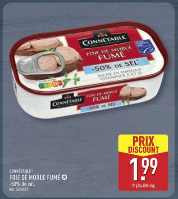 FOIE DE MORUE FUMÉ