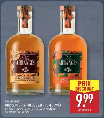 NOS ARRANGÉS BOISSON SPIRITUEUSE AU RHUM 35°
