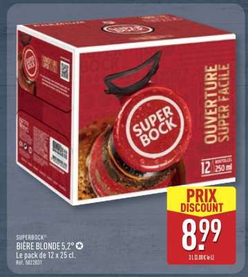 SUPERBOCK BIÈRE BLONDE 5,2°