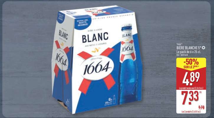 BIÈRE BLANCHE 1664