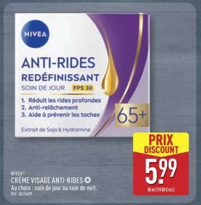 NIVEA CRÈME VISAGE ANTI-RIDES