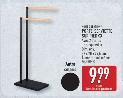 HOME CREATION PORTE-SERVIETTE SUR PIED