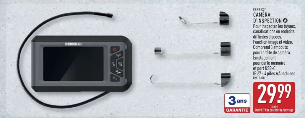 FERREX CAMERA D'INSPECTION