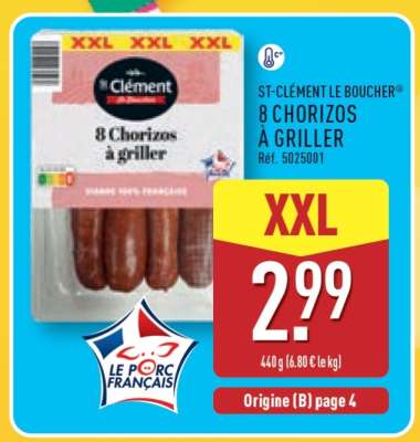 8 Chorizos à Griller
