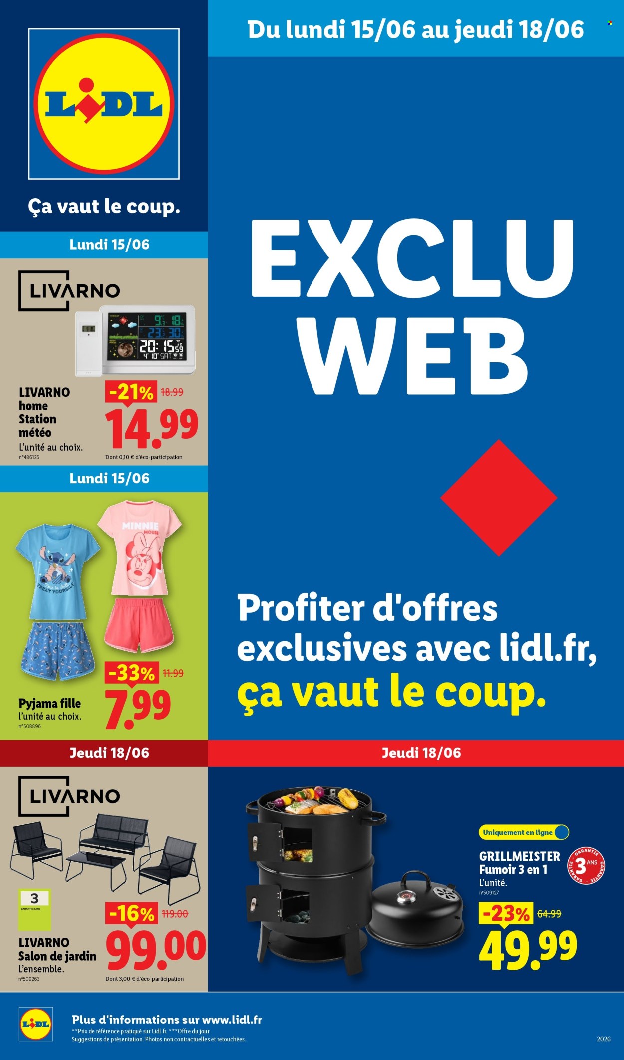 Catalogue Lidl - 15/06/2026 - 18/06/2026. Page 1